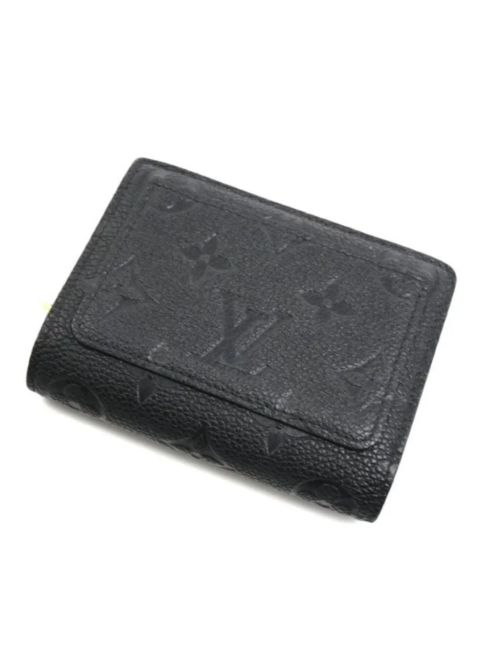 Louis Vuitton Portefeuille Clair Bifold Wallet Monogram Empreinte Noir